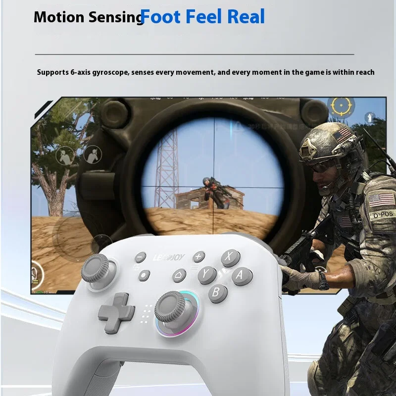 Leadjoy-Z1 Lite Customized Wireless Gaming Controller Bluetooth Gamepads Hall Linear Trigger For Switch2 PC Steam Joystick PC