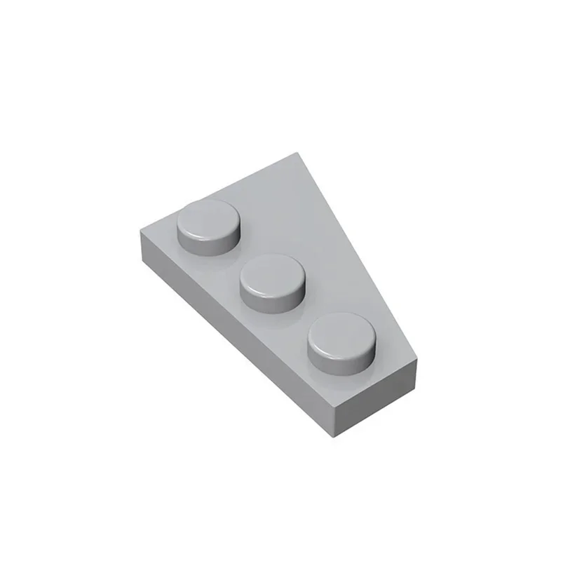100PCS Puzzle Particle 43723 Wedge 3x2 Left Building Blocks Plate Board Brick DIY Toys Children Birthday Gifts