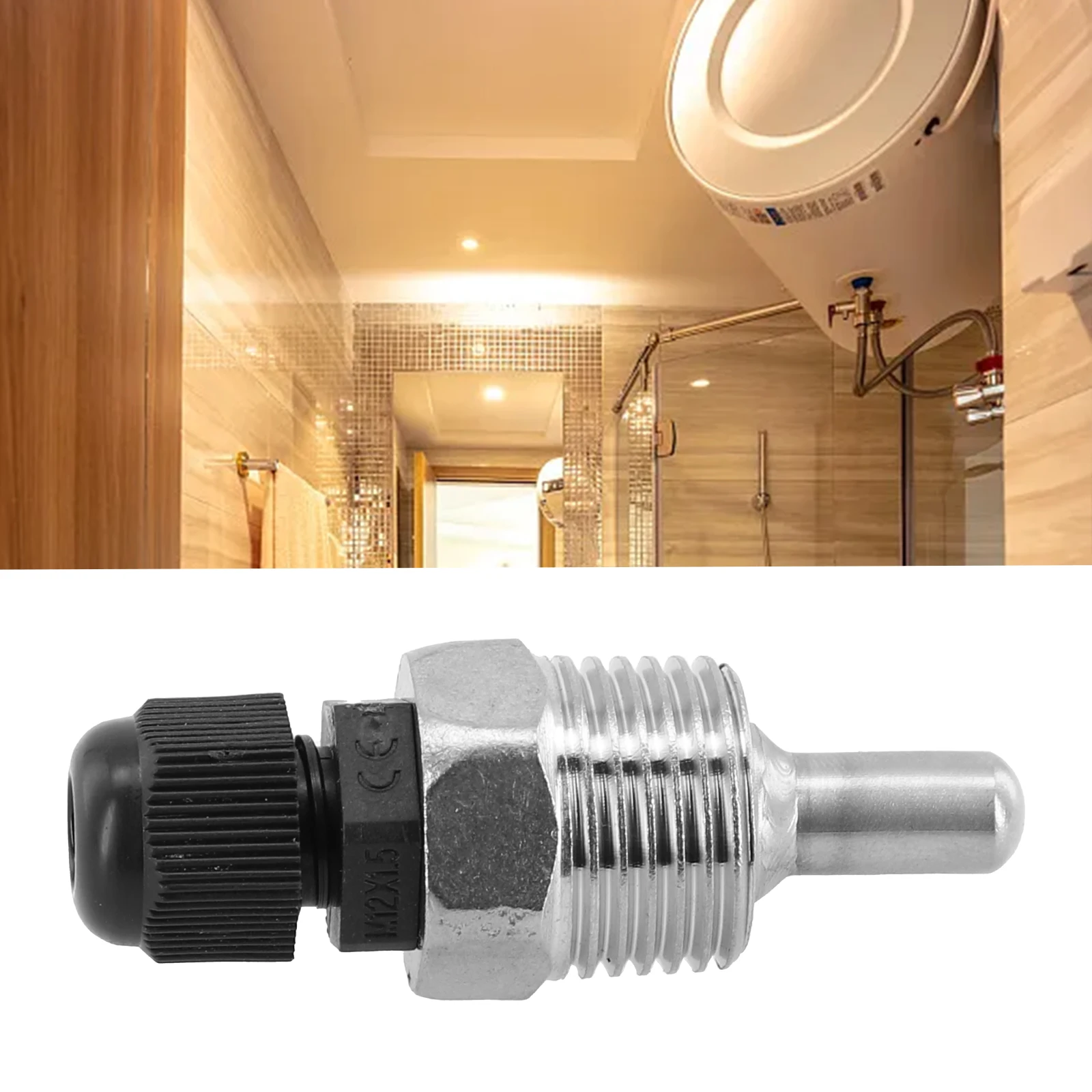 Thermowell Industrial Grade 304 Stainless Steel Thermowell G12 Thread for Temperature Sensor with Lengths 30mm to 200mm
