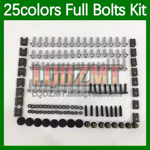 268pcs Body Bolt Full Screws Kit For HONDA CBR1100XX Blackbird CBR1100 CBR 1000 XX 1996 1997 1998 99 01 Fairing Bolts screw Nut
