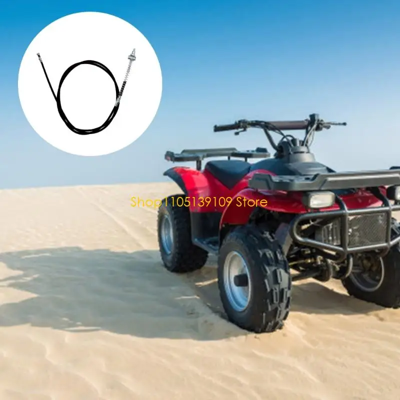 الثقيلة ATV دراجة نارية الخلفية كابل فرامل يد الإعداد العالمي سهلة التركيب جميع عروض التضاريس للدراجة الترابية #2