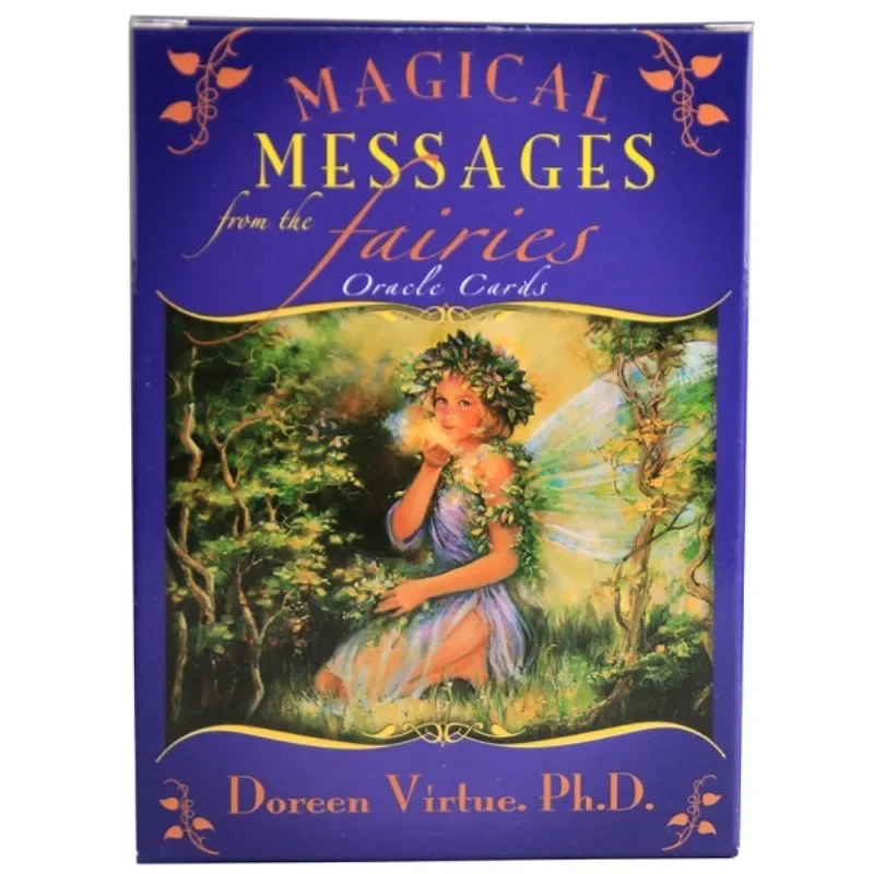 Magical Messages From The Fairies Tarot Cards Mysterious Fate Divination Tarot Cards Deck Board Game For Kids Women