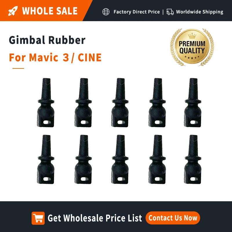 4pcs Factory Direct For Mavic 3/CINE Gimbal Damping Rubber Ball Vibration Shock Absorbing Damper Drone Repair Parts Wholesale