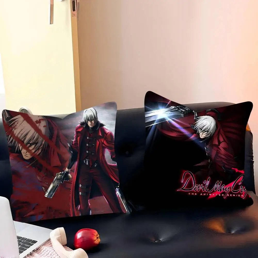 الشيطان قد يبكي-S أنيمي غطاء الوسادة 30x50 البوليستر وسائد أريكة وسائد رمي الزخرفية ديكور المنزل غطاء وسادة