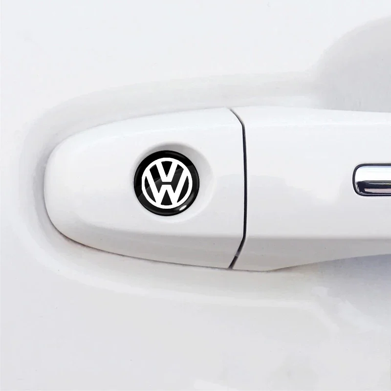 Car Lock Keyhole Stickers Door Lock Protect Stickers For VW Volkswagen GOLF 5 Tiguan Polo Golf Golf Jetta MK6 MK5 MK4 MK7 Golf-4