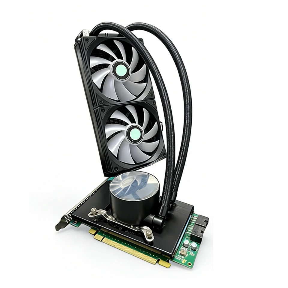 超静音 AIO 水冷キット NVIDIA Tesla V100 GPU 16GB 32GB用 優れた放熱
