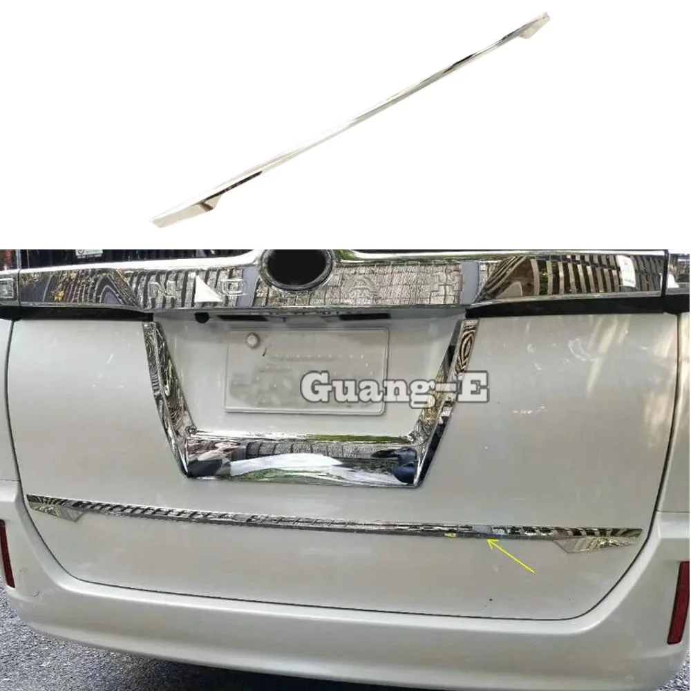 For Toyota Noah Voxy 80 Series 2015 2016 2017 2018 2019 2020 2021 Sticker Rear Door Trunk Tailgate Frame Plate Trim Lamp Panel