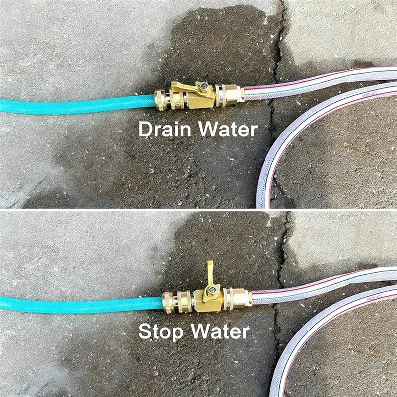 Capable Of Achieving Optimal Water Flow Brass Garden Hose Shut-Off Valve 1 Pc, 3/4