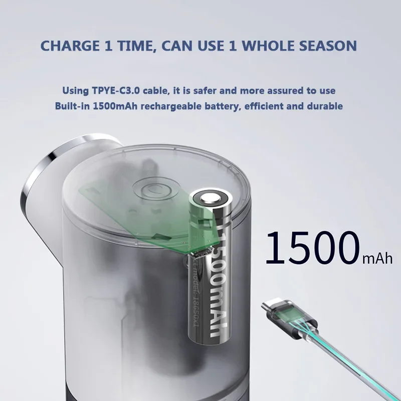 Xiaomi Tự Động Bình Đựng Xà Phòng USB Sạc 320Ml Dung Dịch Xà Phòng Đựng Màn Hình Hiển Thị Kỹ Thuật Số Bọt Rửa Tay Diệt Khuẩn Máy