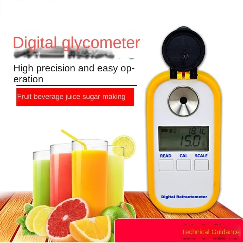 Digital display sugar meter, fruit sugar fluid emulsion concentration meter, detergent active substance detection tester