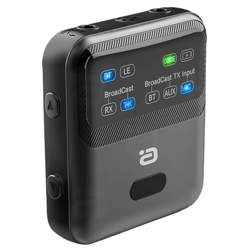 

Bluetooth 5.4 Audio Transceiver LE Audio Adapter,Broadcast 1TX To 100+ RX Devices Sharing,AAC/Aptx-AD/LC3,USB-AU47