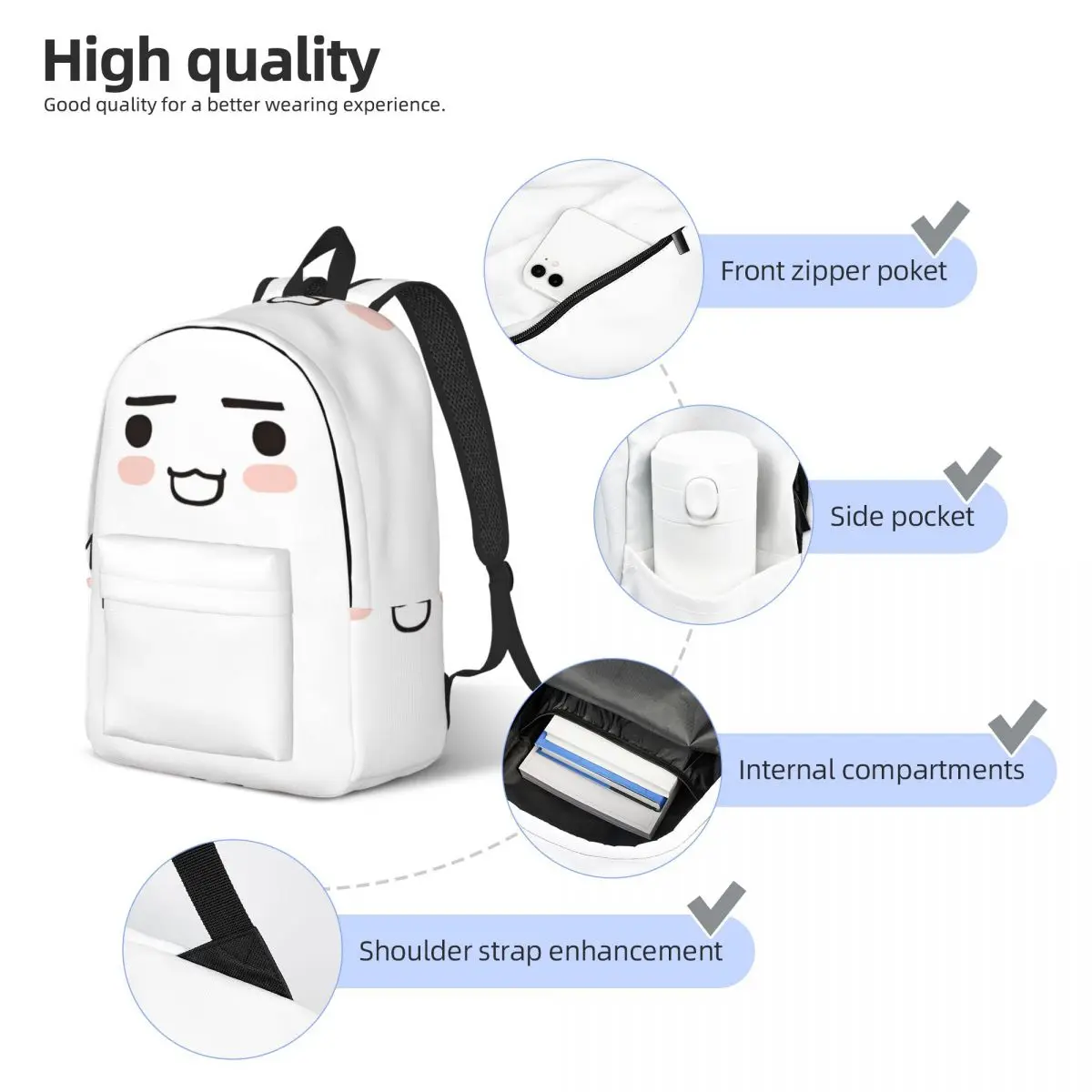 حقيبة ظهر Toro Inoue Cat لطلاب المدارس الابتدائية لرياض الأطفال حقيبة كتب كرتونية لطيفة للأولاد والبنات والأطفال حقيبة نهارية رياضية