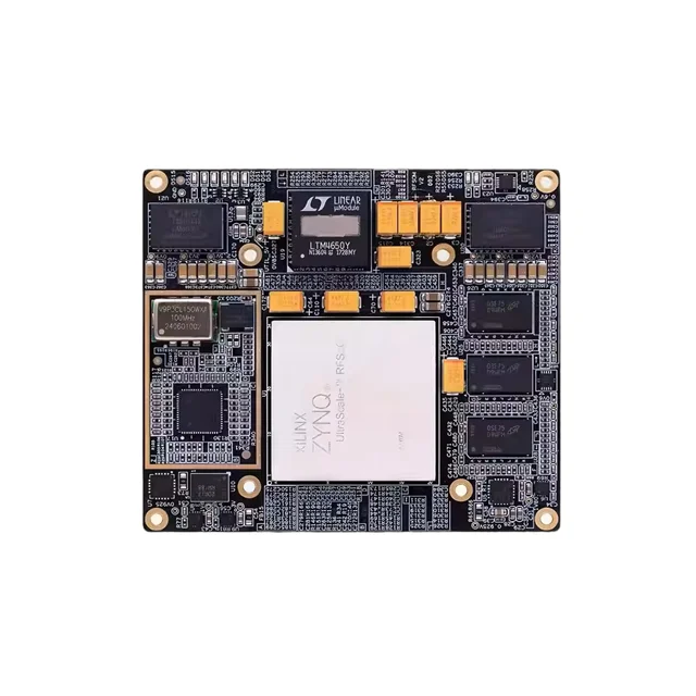 Placa principal de aglomerado Alinx Acw47 Fpga, Xilinx Zynq Ultrascale + Rfsoc Zu47dr baseada em chips Xczu47dr Rfsoc