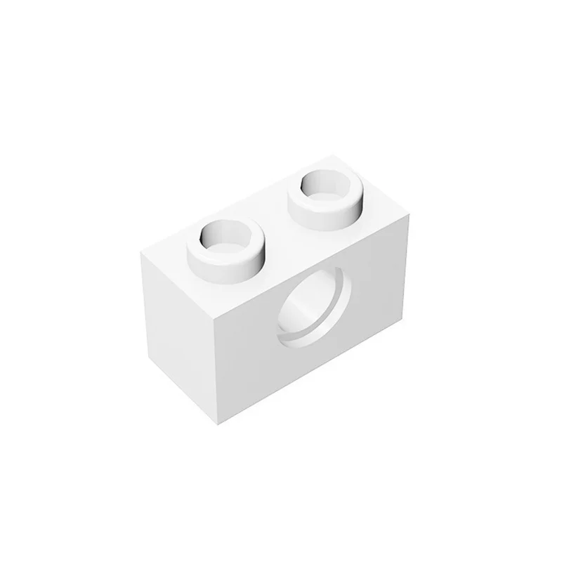 50 Stück 3700er Bausteine 1 x 2 mit Loch, Baustein-Sammlungen, modulare GBC-Spielzeuge für technische MOC-DIY-Bausteine, kompatibel – Detail 8