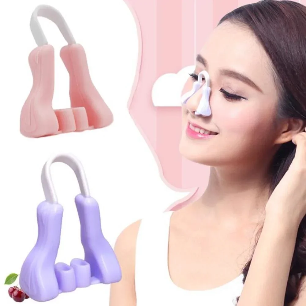 1pc Hurtless Magic Nose Shaper Clip Nose Lifting Shaper Shaping Bridge Straightener Silicone Nose Slimmer Beauty Face Tools