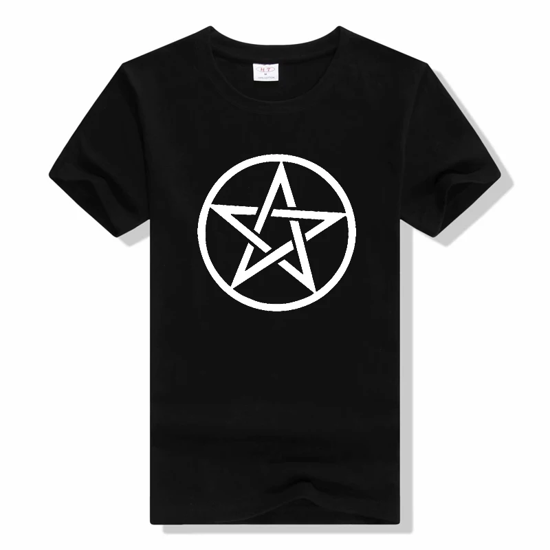 Pentagram Gothic Occult Satan Hot sale Women T Shirt Fashion summer new o-neck tees casual short sleeve t shirt