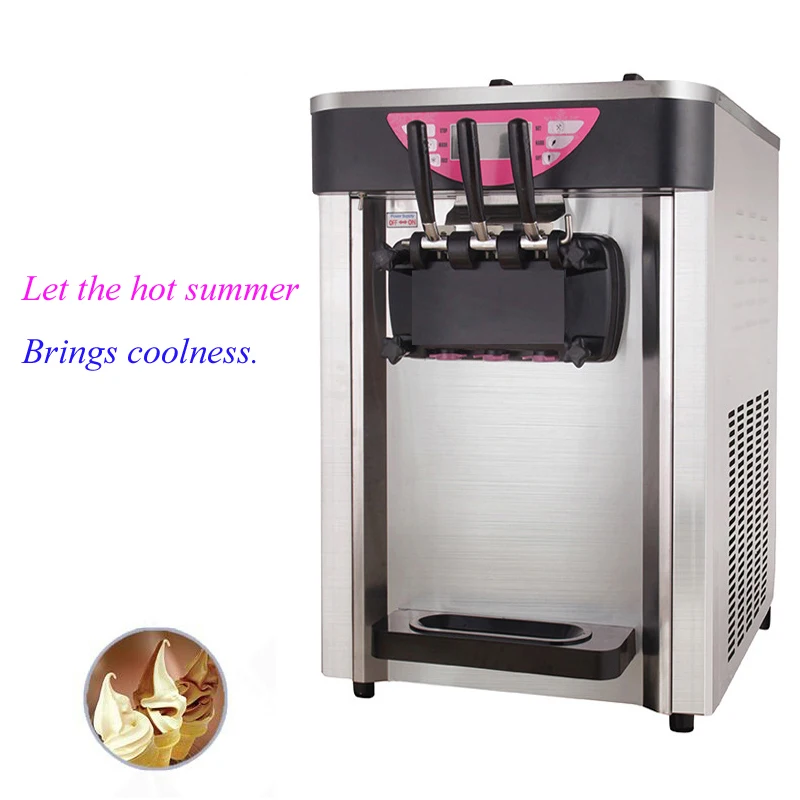 

High Quality Soft Ice Cream Machine Desktop Sundae Ice Cream Vending Machine Stainless Steel Ice Cream Makers