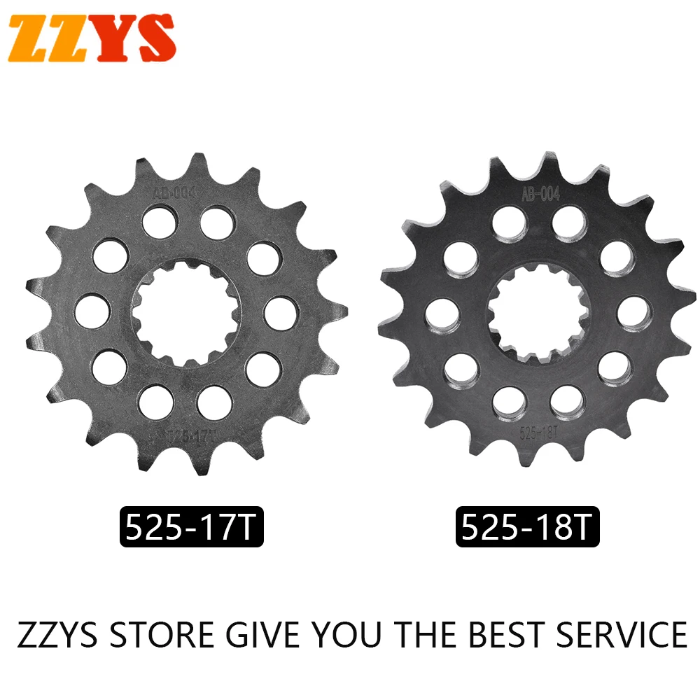 1pc 525 17T 18T 18 Tooth Front Sprocket Gear Staring Wheel Cam Pinion For Triumph 865 Bonneville Land Speed Special Edition 2015