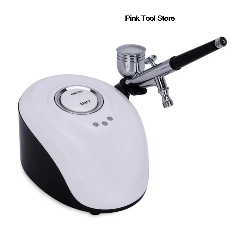10803 Tragbares Sprühpumpen-Luftkompressor-Set für Make-up, Kunst, Malerei, Handwerk, Kuchen, Sprühmodell, schöne