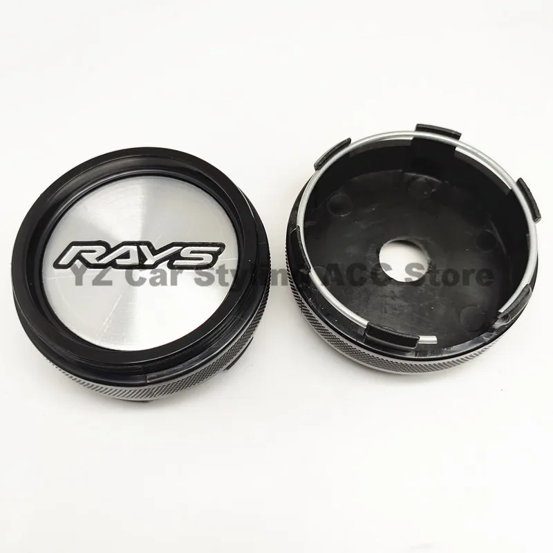 4pcs 66mm 62mm Wheel Center Cap Hub for Rays Volk CE28 TE37 RE30 TTA ZE40 Rims Cover Emblem Badge Car Styling