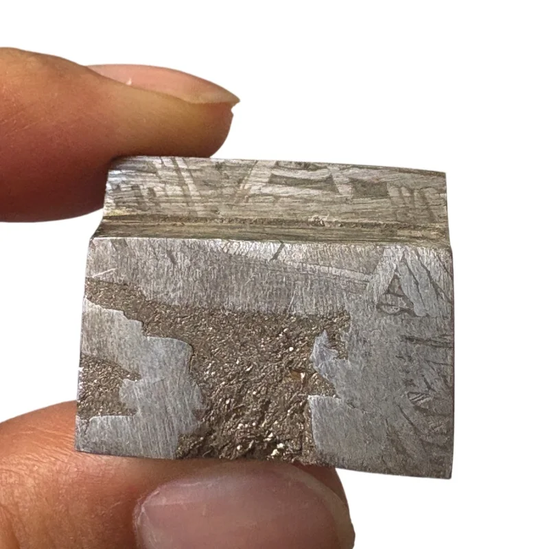 91.2g Muonionalusta Iron Meteorite Specimen Iron Meteorite Slice Natural Meteorite Material Collection - CC172