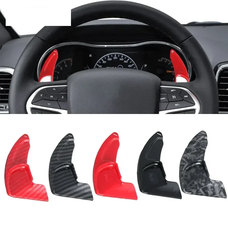

Автомобильное оборудование переключения передач, полуавтоматическое сцепление, красный автомобильный Стайлинг, автомобильное рулевое колесо, задняя лопатка переключения передач для Dodge Challenger SRT