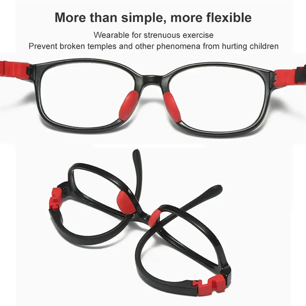 Anti Blue Light Glasses for Kids Boys Girls Silicone Soft Frame Eye Protection Eyewear Children Computer Games Eyeglasses
