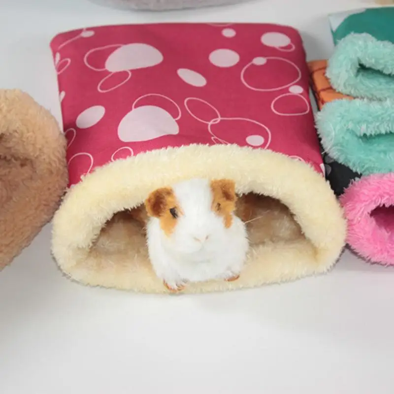 Small Pet Hamster Guinea Pig Small Nest Pet Hedgehog Squirrel Hamster Bed Multiple Colors Comfortable Warm House For Winter