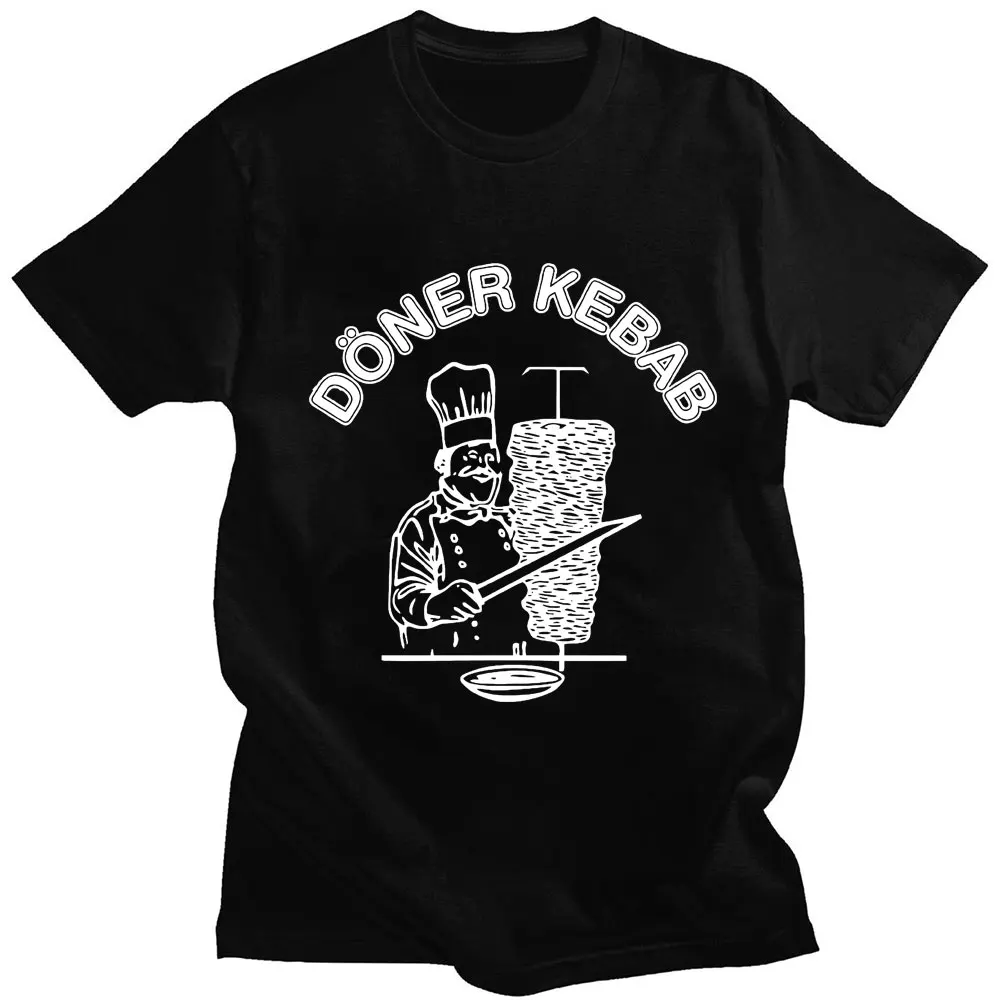 Doner Kebab T Shirt Funny Graphic T-shirt Men Women Teens Cotton Short Sleeve T-Shirts Harajuku Streetwear Summer Casual Tees