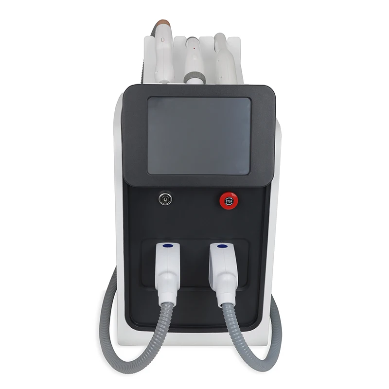 Portable Multifunction Professional Painless Permanent hair removal 532 1064 1320 OPT IPL E light Nd Yag Tattoo Removal Machine