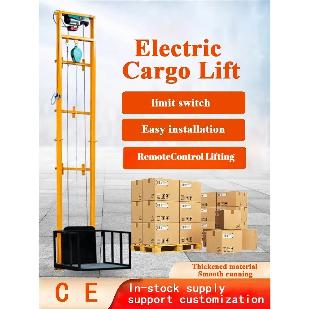 

Electric Hydraulic Warehouse Lift Lifting Equipment Freight Elevator 2-12meters Support Customization Factory Direct Sales