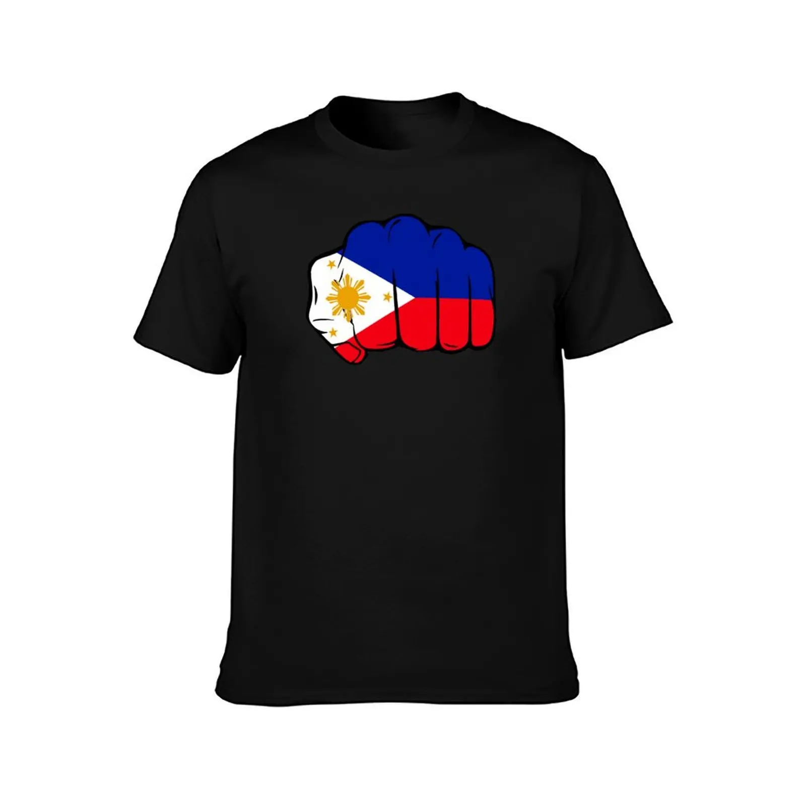 Pinoy Fist T-Shirt Fashion Print Casual Short Sleeve T-Shirt