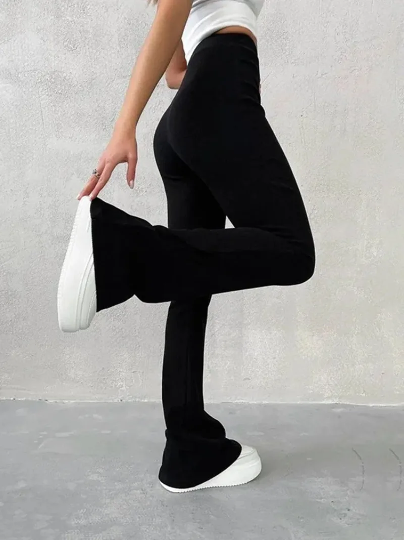 

Women Pants High Waist Y2k Clothes Solid Slim Fit Streetwear Pantalones Aesthetic Fashion Trousers Full Length Femininas Pants