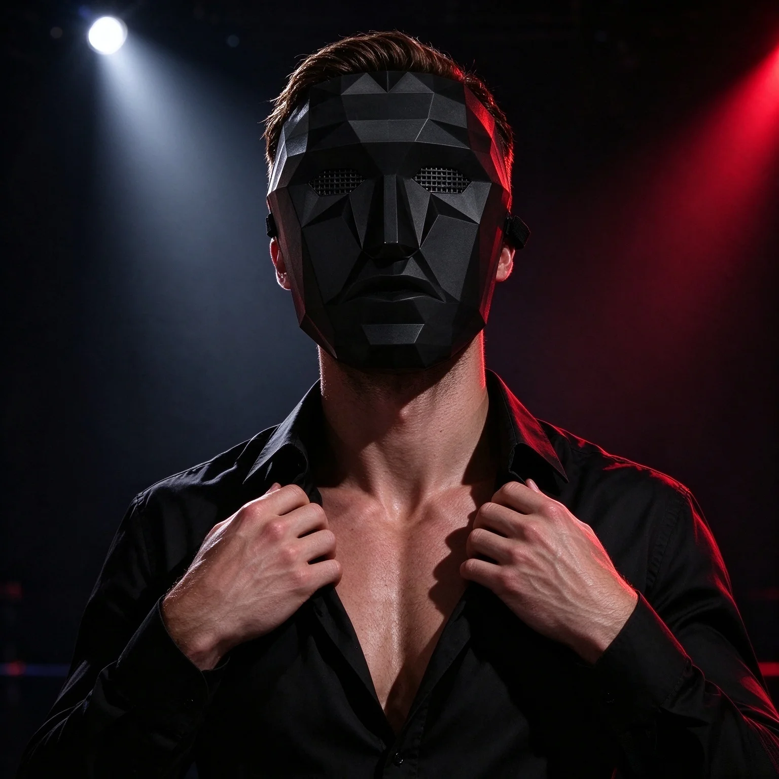 Halloween Horror BOSS Korean Theme Movie Same Game Full Face Performance Mask