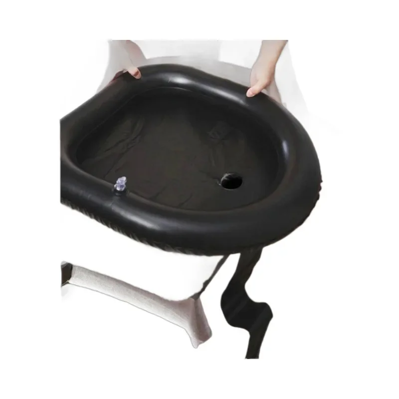 Excellent Inflatable Hair Washing Basin Portable PVC Foldable Shampoo Basin for Pregnant Women Elderly Patient Quickly Inflated