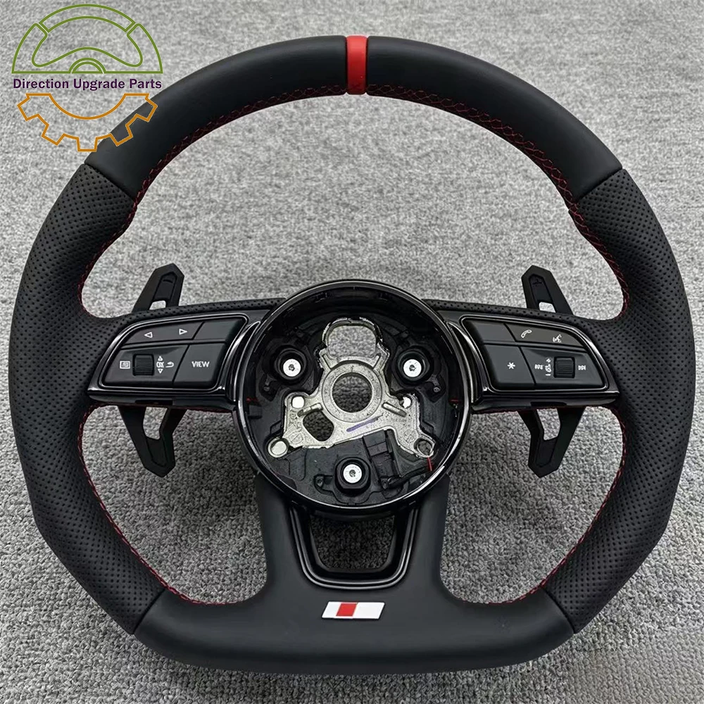 

Perforated Leather Steering Wheel For Audi A3 8V A4 B9 Rs5 Rs3 Rs4 A5 B9