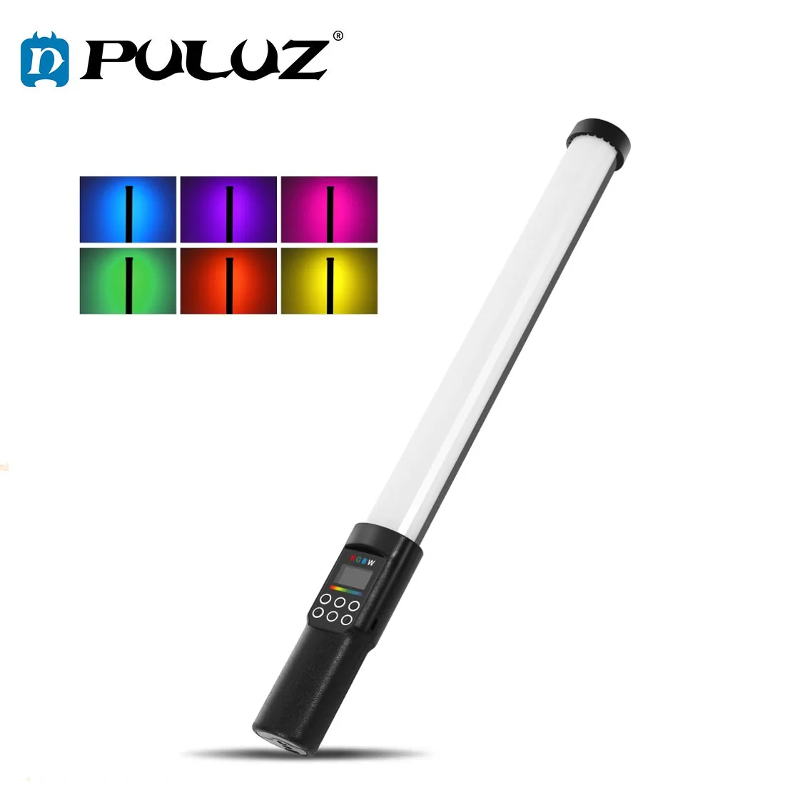 PULUZ RGB Handheld 122 LEDs Light Wand Rechargeable Photographic Lighting Stick Portable Magnetic LED Fill Light