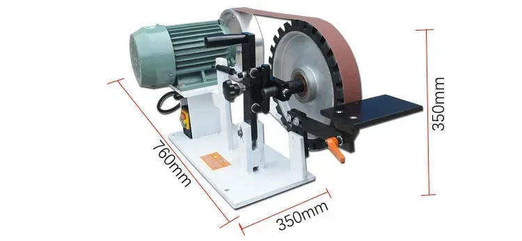 Standing and Lying Multi Function Electric Professional  Belt Sander Machine for Metal Knife Sharpening