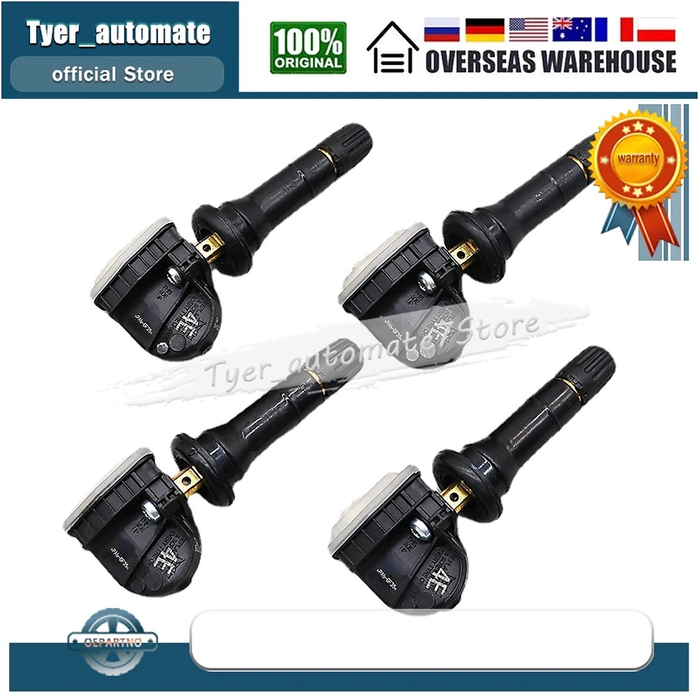 Set of (4) TPMS 13512347 Tire Pressure Sensor for Cadillac XT5 Opel Antara Karl Vauxhall Antara Mokka Viva 13598773 13516165