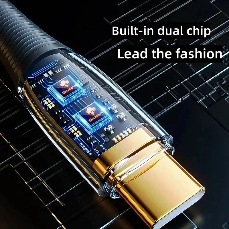 USB A To Type C Cables 120W Super Fast Charging Data Cord For Xiaomi Samsung Huawei 6A Type-c Phone Quick Charging Cord New 2026 - view 6