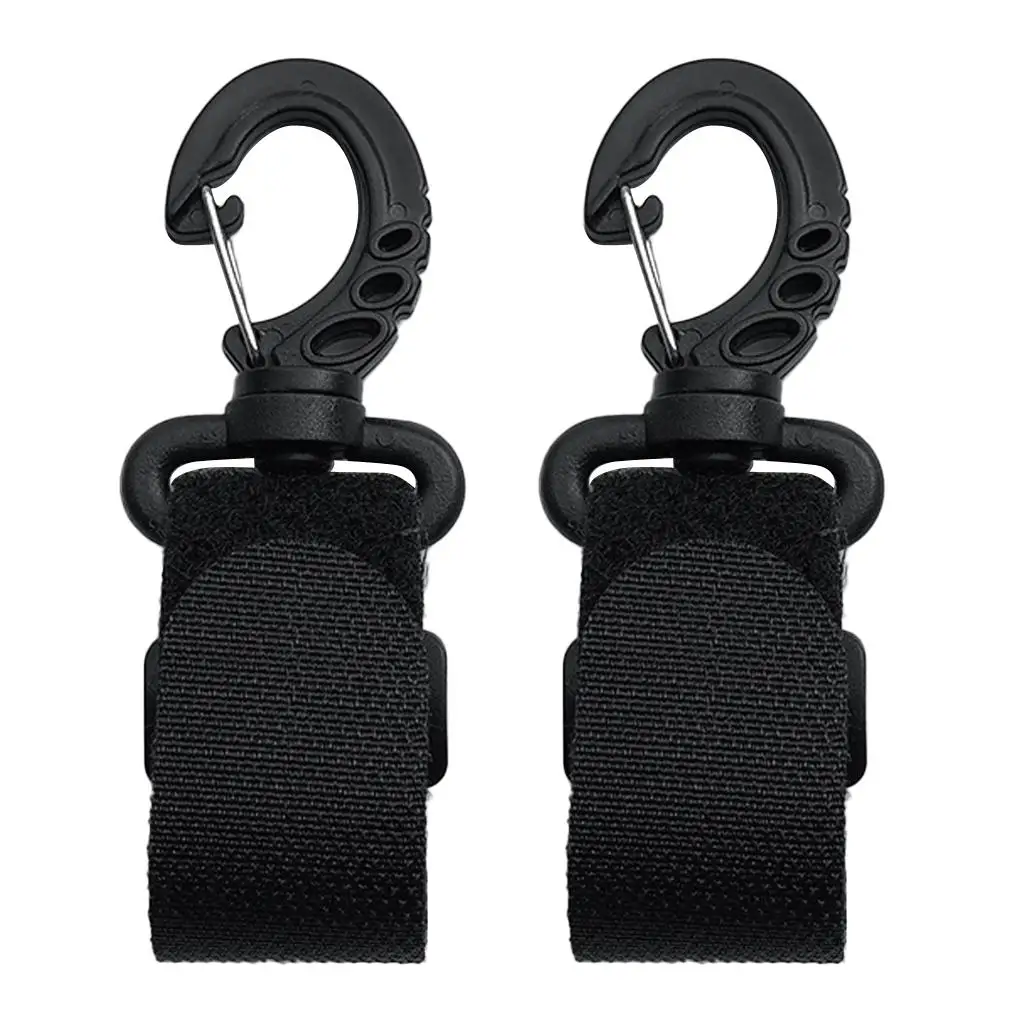 Kayak Canoe Paddle Clips Black Nylon Retainer Holder No Drill Attachment for Paddle Board Accessories