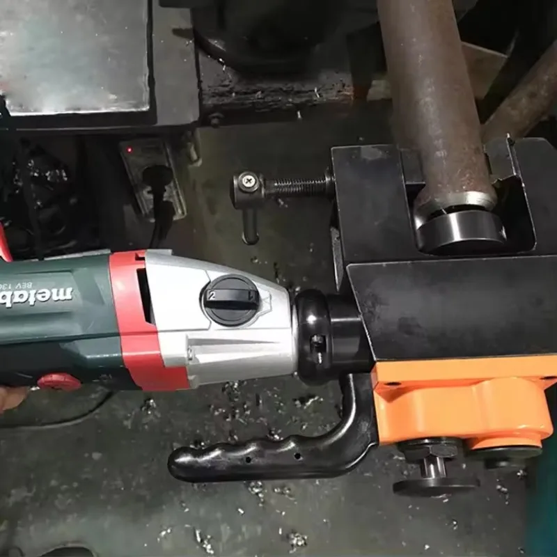 OD Mounted Auto Feed Portable Pipe Beveling Machine for 28-63mm Tube ISO-63C
