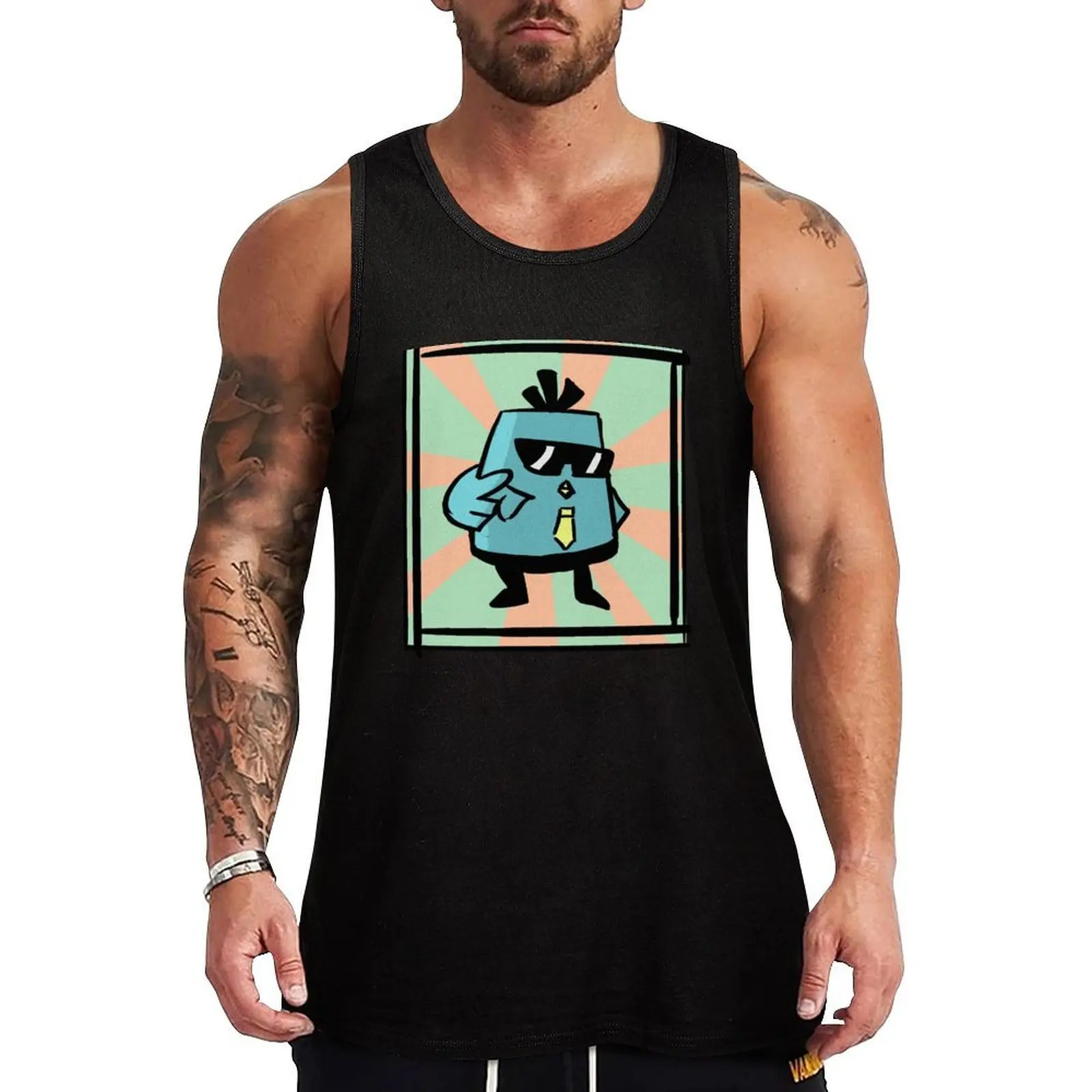 

Scissor Seven Dai Bo Tank Top Work Utility Tank Top Durable Sleeveless Wear
