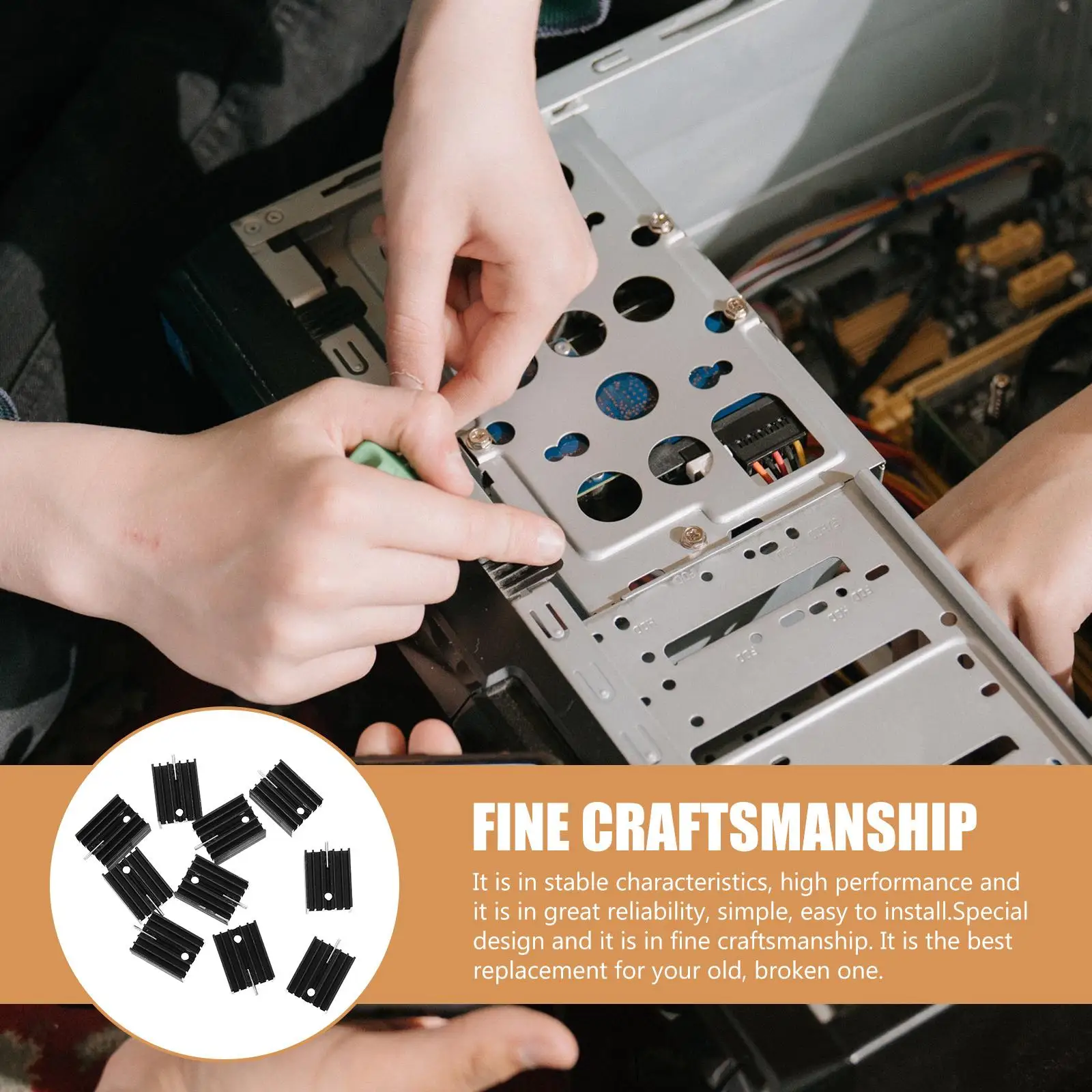 10 шт. TO220 радиатор 20x15x10 мм алюминиевый регулятор напряжения охлаждения набор радиаторов мощность полупроводниковый кулер для ноутбука