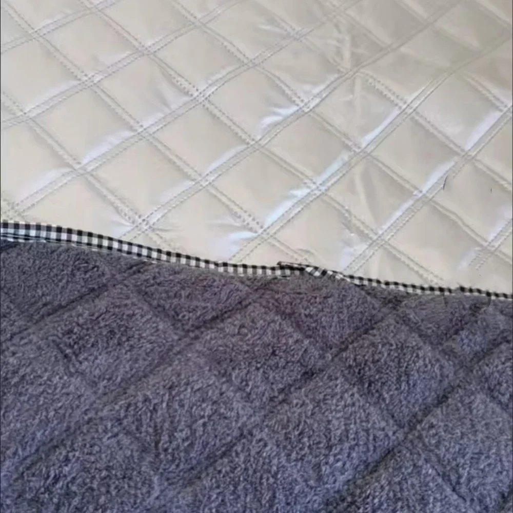 Flannel Home Washing Machine Cover, Full Sunproof Waterproof Dustproof, Provides Storage & Protection Function