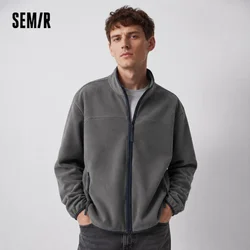 Semir Jacket uomo cappotto di pelliccia antistatico nuovo autunno 2024 caldo pile coppia stile colletto Top