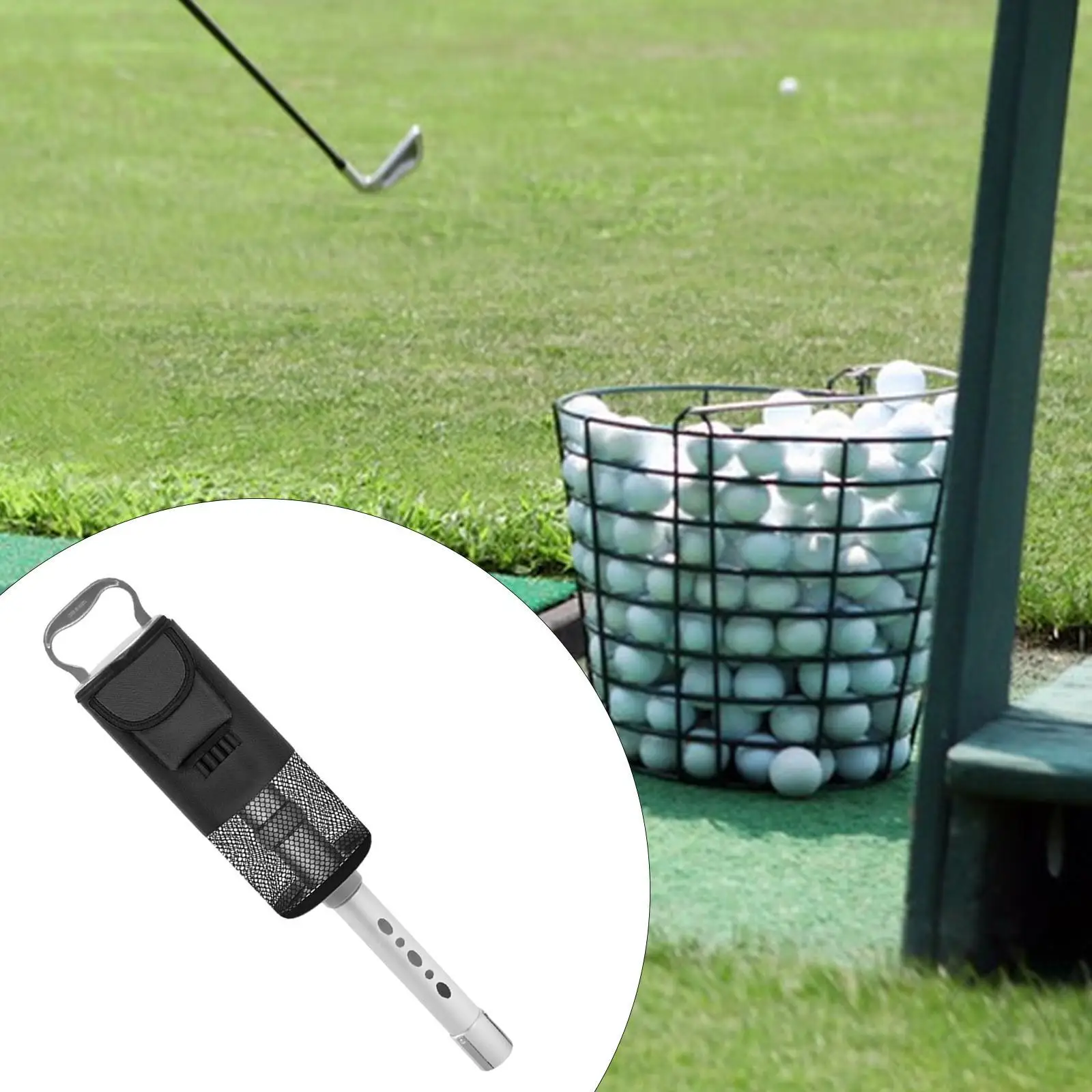 

Golf Ball Retriever Shag Bag for Golf Balls Portable Golfing Equipment Golf Ball Picker Golf Ball Collector for Training