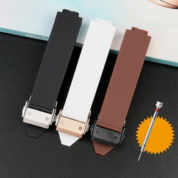 Watchband for HUBLOT  watch strap with raised mouth 20 * 13MM Yubo classic fused quartz  silicon women's Bracelet wristband belt