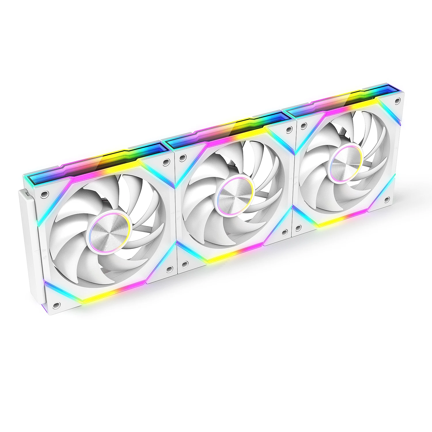 AliExpress ICE Whale WX-1 Wireless Splicing PC Case Fan 120mm ARGB Mirror Cycle Effect 800-2000RPM 360mm Water-cooled Radiator Cooling Fan