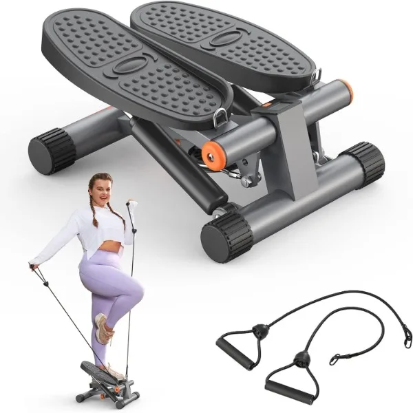 

Niceday Steppers for Exercise, Stair Stepper with Resistance Bands, Mini Stepper with 300LBS Loading Capacity